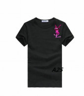 YSL short round collar T-shirt M-XXL (117)