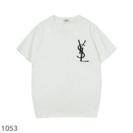 YSL short round collar T-shirt S-XXL (7)