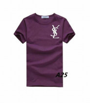 YSL short round collar T-shirt M-XXL (210)