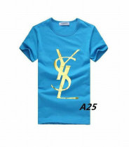 YSL short round collar T-shirt M-XXL (13)