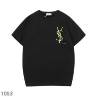 YSL short round collar T-shirt S-XXL (8)