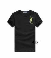 YSL short round collar T-shirt M-XXL (21)