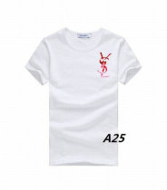 YSL short round collar T-shirt M-XXL (141)