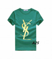 YSL short round collar T-shirt M-XXL (10)