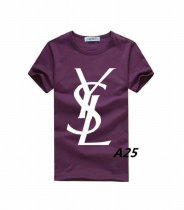 YSL short round collar T-shirt M-XXL (196)