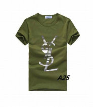 YSL short round collar T-shirt M-XXL (37)