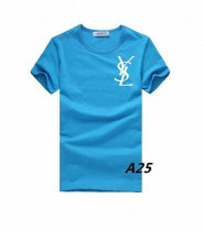 YSL short round collar T-shirt M-XXL (209)