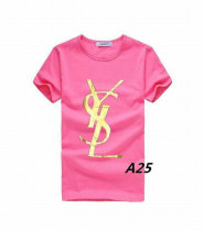 YSL short round collar T-shirt M-XXL (11)