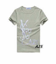 YSL short round collar T-shirt M-XXL (231)