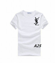 YSL short round collar T-shirt M-XXL (169)