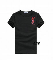 YSL short round collar T-shirt M-XXL (145)