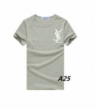 YSL short round collar T-shirt M-XXL (204)