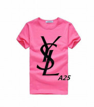 YSL short round collar T-shirt M-XXL (165)