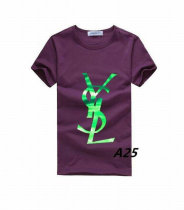 YSL short round collar T-shirt M-XXL (83)