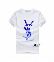 YSL short round collar T-shirt M-XXL (43)