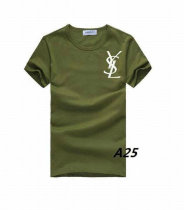 YSL short round collar T-shirt M-XXL (205)