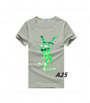 YSL short round collar T-shirt M-XXL (78)