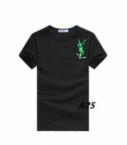 YSL short round collar T-shirt M-XXL (93)