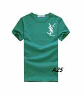 YSL short round collar T-shirt M-XXL (206)
