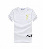 YSL short round collar T-shirt M-XXL (16)