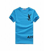 YSL short round collar T-shirt M-XXL (181)