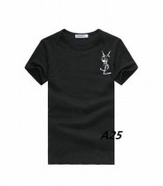 YSL short round collar T-shirt M-XXL (215)