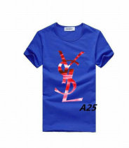 YSL short round collar T-shirt M-XXL (129)