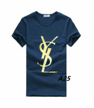 YSL short round collar T-shirt M-XXL (2)