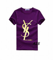 YSL short round collar T-shirt M-XXL (4)