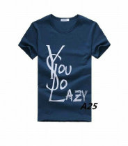 YSL short round collar T-shirt M-XXL (225)