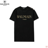 Balmain short round collar T-shirt S-XXL (6)