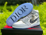 Authentic Dior x Ai Jordan 1 High GS (With Nike Box)
