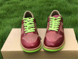 Authentic Nike Dunk Low 1-Piece Laser Varsity Red Chartreuse GS