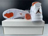 Perfect Air Jordan 4 White/Orange