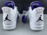 Perfect Air Jordan 4 White/Purple
