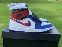 Authentic Air Jordan 1 Mid Red/White/Blue