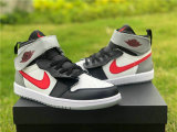 Authentic Air Jordan 1 High FlyEase “Particle Grey” GS
