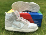 Authentic Nike Dunk High Grey/White/Gris/Blanc