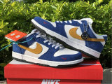 Authentic Kasina x Nike Dunk Low Sail/University Gold-Industrial Blue