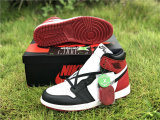 Authentic Air Jordan 1 OG High “Black Toe”