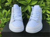 Authentic Air Jordan 1 Mid “White Quilted” GS