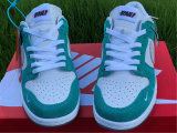 Authentic Kasina x Nike Dunk Low Sail/White-Neptune Green-Industrial Blue GS