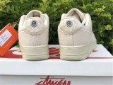 Authentic Stussy x Nike Air Force 1 Low Fossil Stone GS