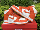 Authentic Nike SB Dunk High White/Orange