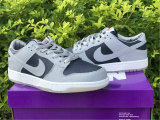Authentic Nike SB Dunk Low Grey/Black/Red GS