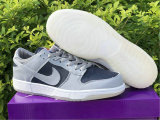Authentic Nike SB Dunk Low Grey/Black/Red GS
