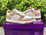 Authentic Nike SB Dunk Low Brown/White/Black GS