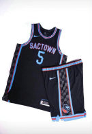 Sacramento Kings NBA #5 Suit-Blue