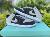 Authentic Nike SB Dunk Low Black/Wolf Grey GS