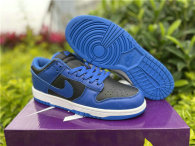 Authentic Nike SB Dunk Low White/Blue/Black GS